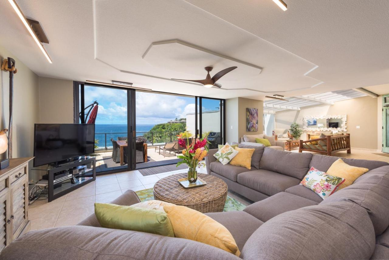 Puu Poa Ocean Bluff Condo, Incredible Views, Walk To Beaches, Pool & Tennis Princeville Exteriör bild