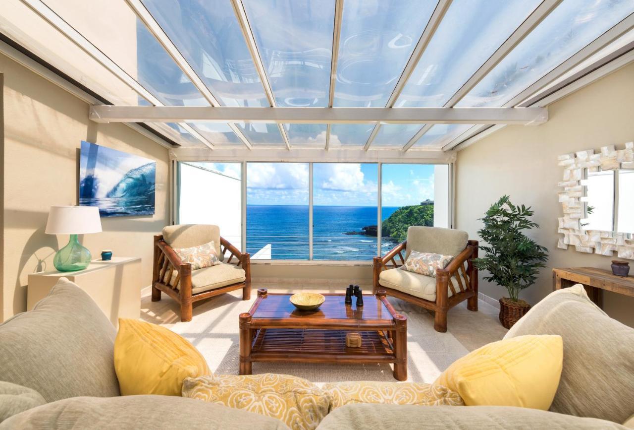 Puu Poa Ocean Bluff Condo, Incredible Views, Walk To Beaches, Pool & Tennis Princeville Exteriör bild