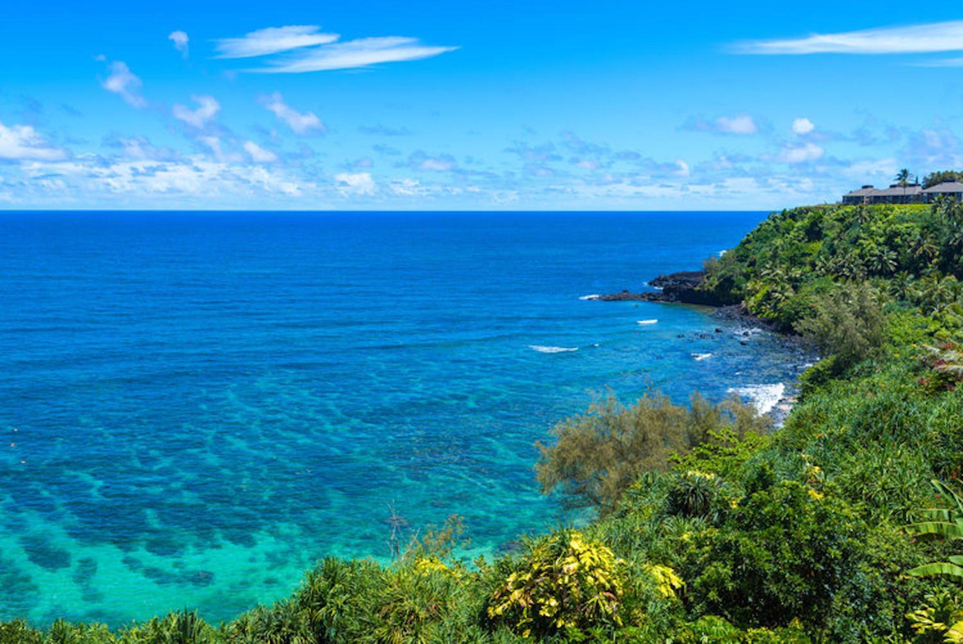 Puu Poa Ocean Bluff Condo, Incredible Views, Walk To Beaches, Pool & Tennis Princeville Exteriör bild